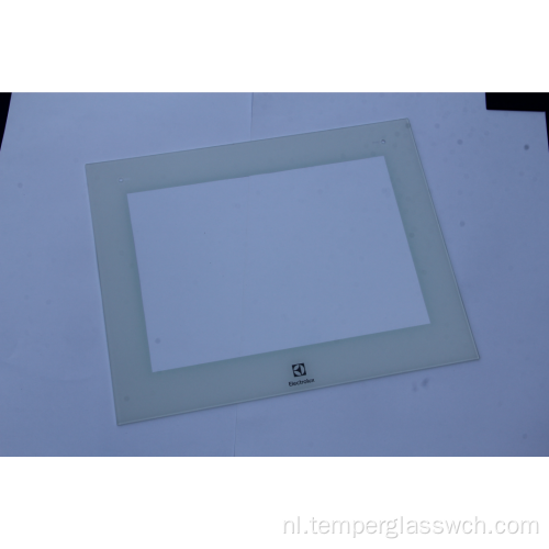Witte LED-aanraakbedieningen van gehard glas